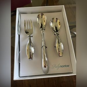 Baby Nambe silverware set -new in box